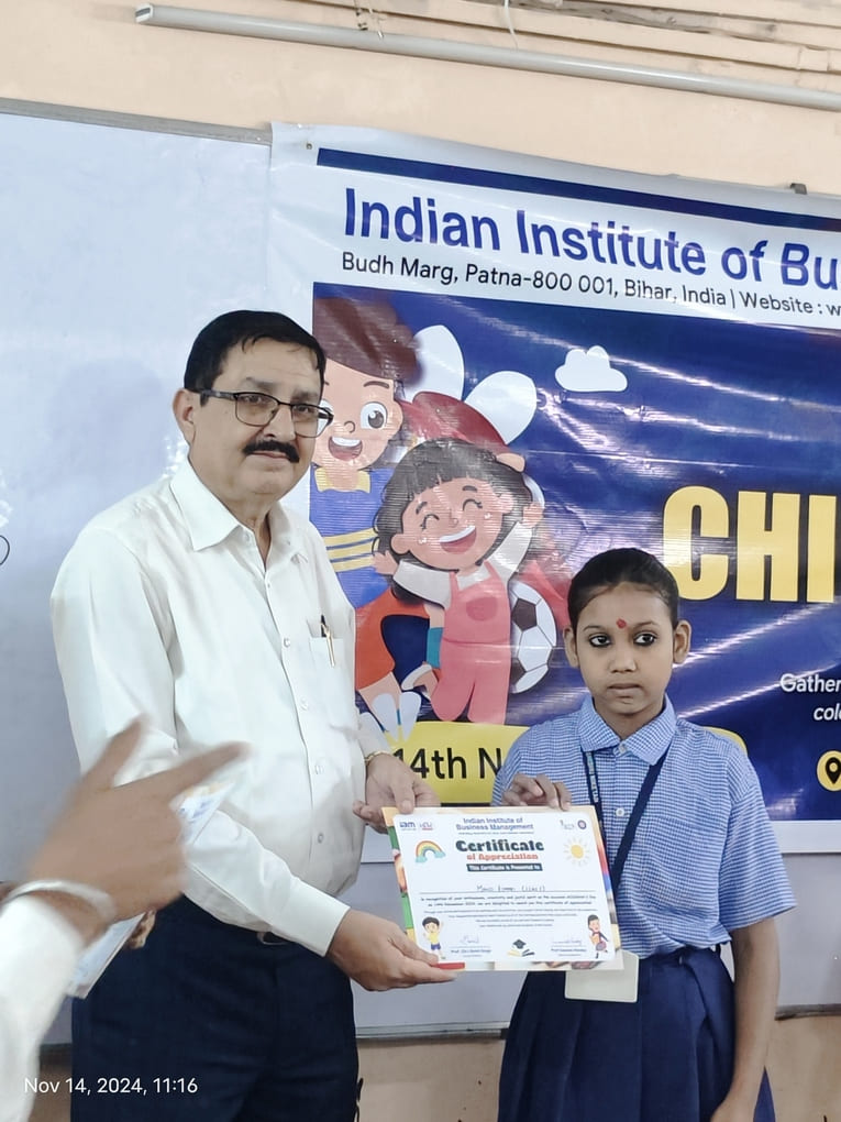 Children's Day Celebration 2024 by IIBM & CED Patna: A Creative Success